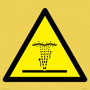 W515 Warning: Geyser (water/air) water jet